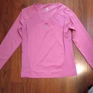 Adidas  Long Sleeve Tee in Pink